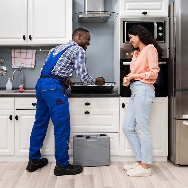 can you provide an estimate for cooktop repair before beginning any work in Delleker